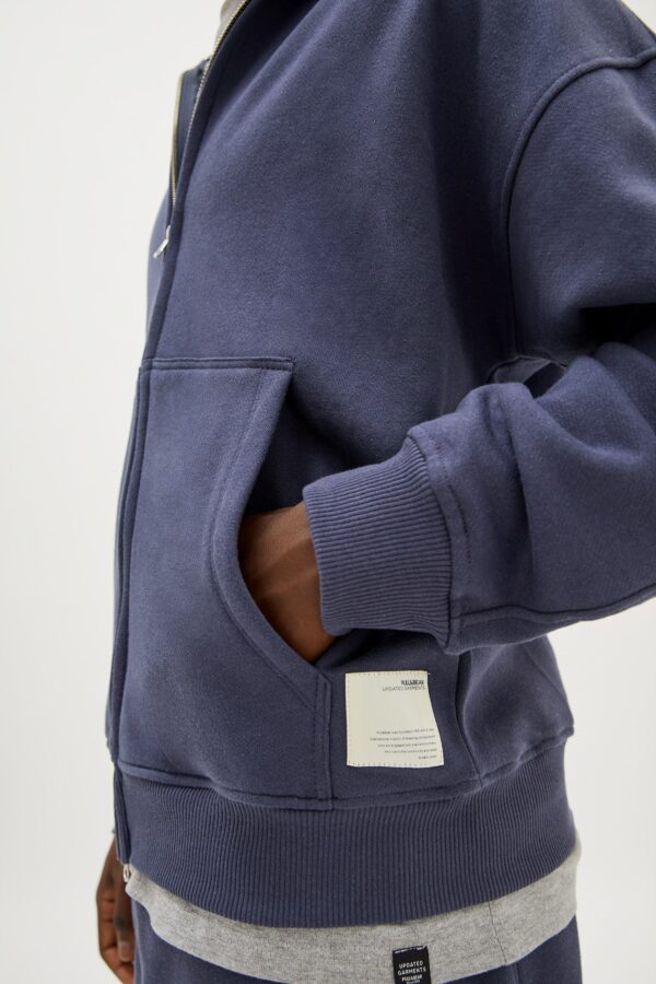 Oversize Hoodie With Zipper - Image 3